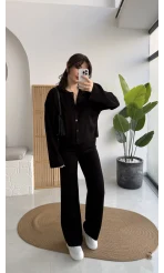 Marsel Hırka Takım - Siyah - Kod: 5018