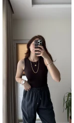 Massi Sıfır Kol Acı Kahve Body