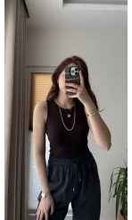 Massi Sıfır Kol Acı Kahve Body