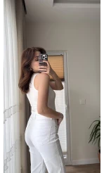 Massi Sıfır Kol Kırık Beyaz Body