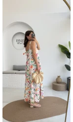 Melodi Alacalı Elbise - 3048