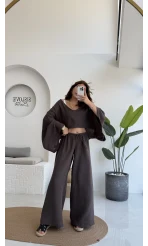 Merida Panço - Pantolon Takım - Kahve - 43004 - 43104