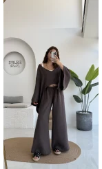 Merida Panço - Pantolon Takım - Kahve - 43004 - 43104