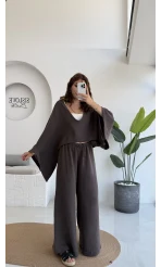 Merida Panço - Pantolon Takım - Kahve - 43004 - 43104