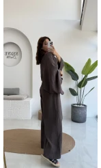 Merida Panço - Pantolon Takım - Kahve - 43004 - 43104