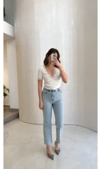 Meyla Buz Mavisi Slim Fit Jean Pantolon