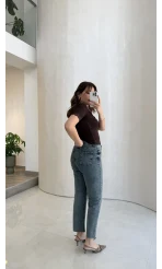 Meyla Tint Rengi Slim Fit Jean Pantolon