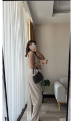 Mi u Krem Yelekli Takım