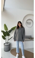 Mia Bisiklet Yaka Kazak - Antrasit