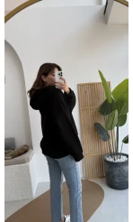 Michelle Kapüşonlu Sweatshirt - Siyah
