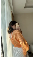 Misty Sırt Detay Nakışlı Gömlek