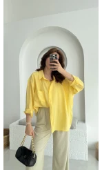 Modal Sarı Gömlek