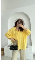 Modal Sarı Gömlek