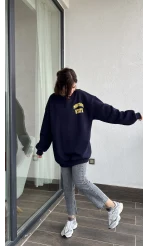 Montana 3 İplik Şardonlu Lacivert Sweat