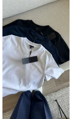 MSD Etiketli Siyah T-Shirt