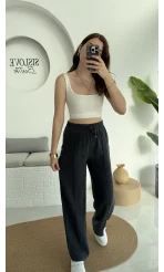 MSD Modal Palazzo Pantolon Antrasit