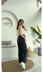 MSD Modal Palazzo Pantolon Antrasit