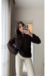 MSD Oversize Kazak Acı Kahve