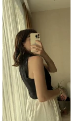 Nakışlı Siyah Yelek