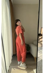 Nar Çiçeği T-Shirt Eşofman Takım