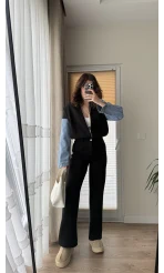 No-3 Denim Tasarım Ceket Takım