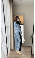 No-3 Denim Tasarım Ceket Takım