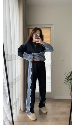No-2 Denim Tasarım Dalgalı Takım