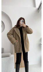 NO: 2 Sakallı Ceket - Camel - KOD: 7033