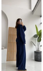 Nora Oys Sweet Pantolon Takım - Lacivert