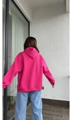 OBB Pembe 3 İplik İçi Polarlı Sweat