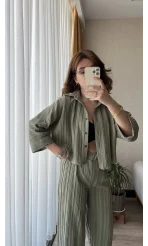 Olve Yeşil Gömlekli Takım