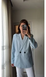 Astarlı Blazzer Ceket - Mavi