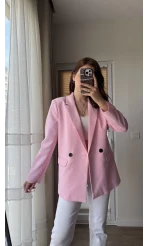 Astarlı Blazzer Ceket - Pembe