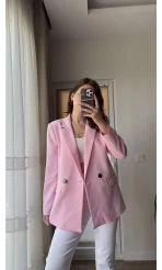 Astarlı Blazzer Ceket - Pembe