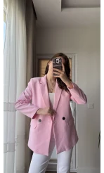 Astarlı Blazzer Ceket - Pembe