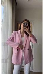 Astarlı Blazzer Ceket - Pembe