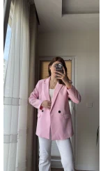 Astarlı Blazzer Ceket - Pembe