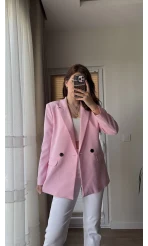 Astarlı Blazzer Ceket - Pembe