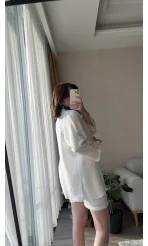 Örgü Model Kimono Şort Takım