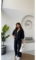 Oriana Ceket Pantolon Takım - Lacivert - Kod: 7027-4028