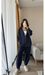 Orj Oysh Kumaş Eşofman Takımı Lacivert