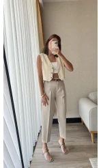 Orlawa Vizon Kemerli Pantolon