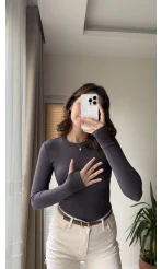 Oys Antrasit Parmak Geçmeli Body