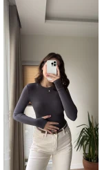Oys Antrasit Parmak Geçmeli Body