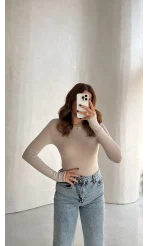 Oys Parmak Geçmeli Body - Taş