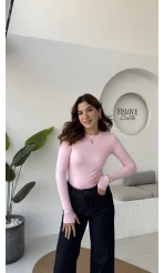 Oys Pembe Parmak Geçmeli Body