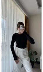 Oys Siyah Parmak Geçmeli Body