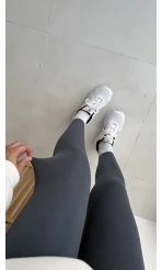 Oys Tayt Full Likralı Yüksel Bel Antrasit