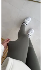 Oys Tayt Full Likralı Yüksel Bel Haki