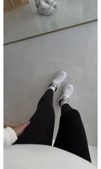 Oys Tayt Full Likralı Yüksel Bel Siyah